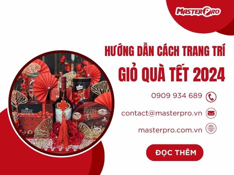 Hướng dẫn cách trang trí giỏ quà tết 2024